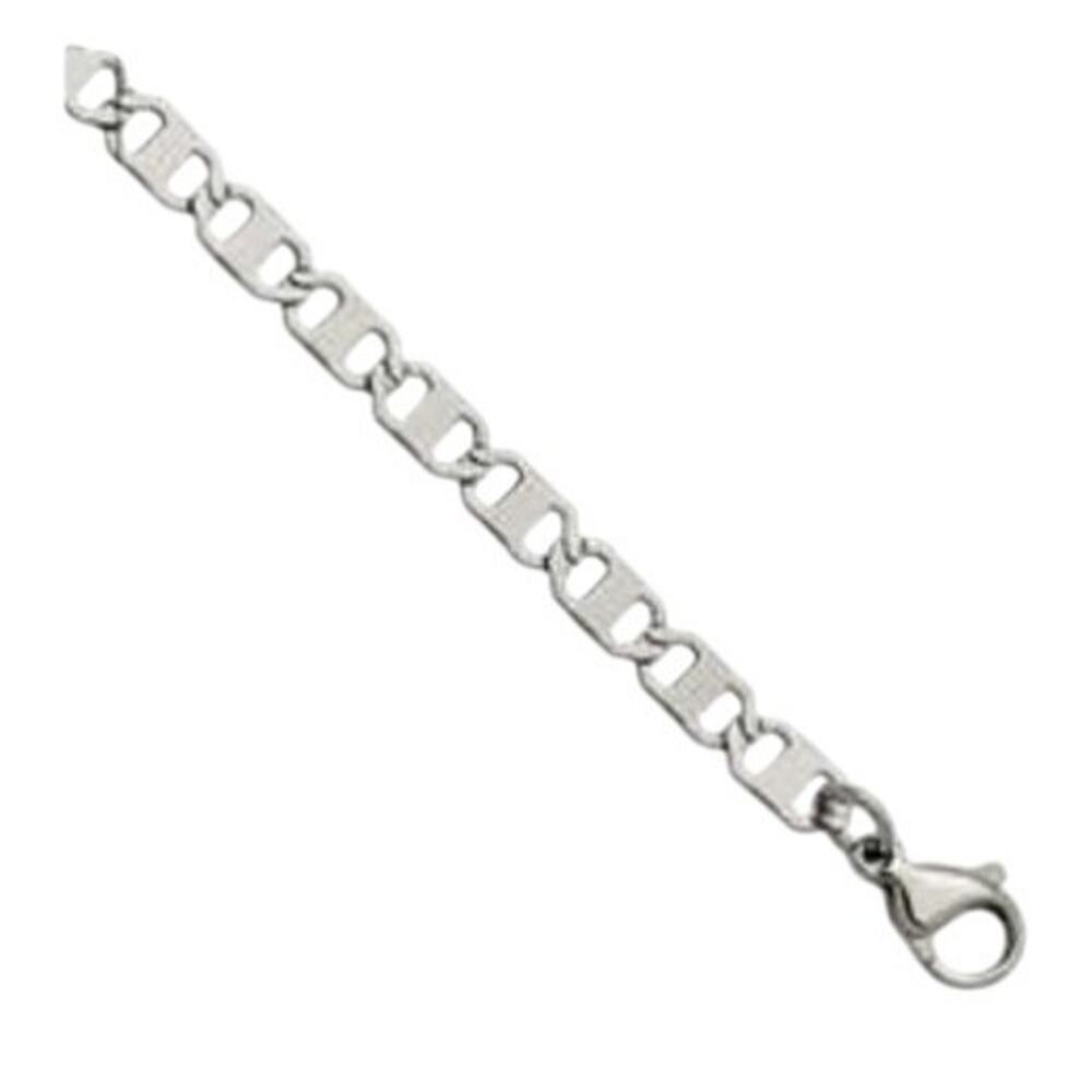 Chisel Stainless Steel Polished Anchor Chain Bracelet 2.75mm 8 Inches‎